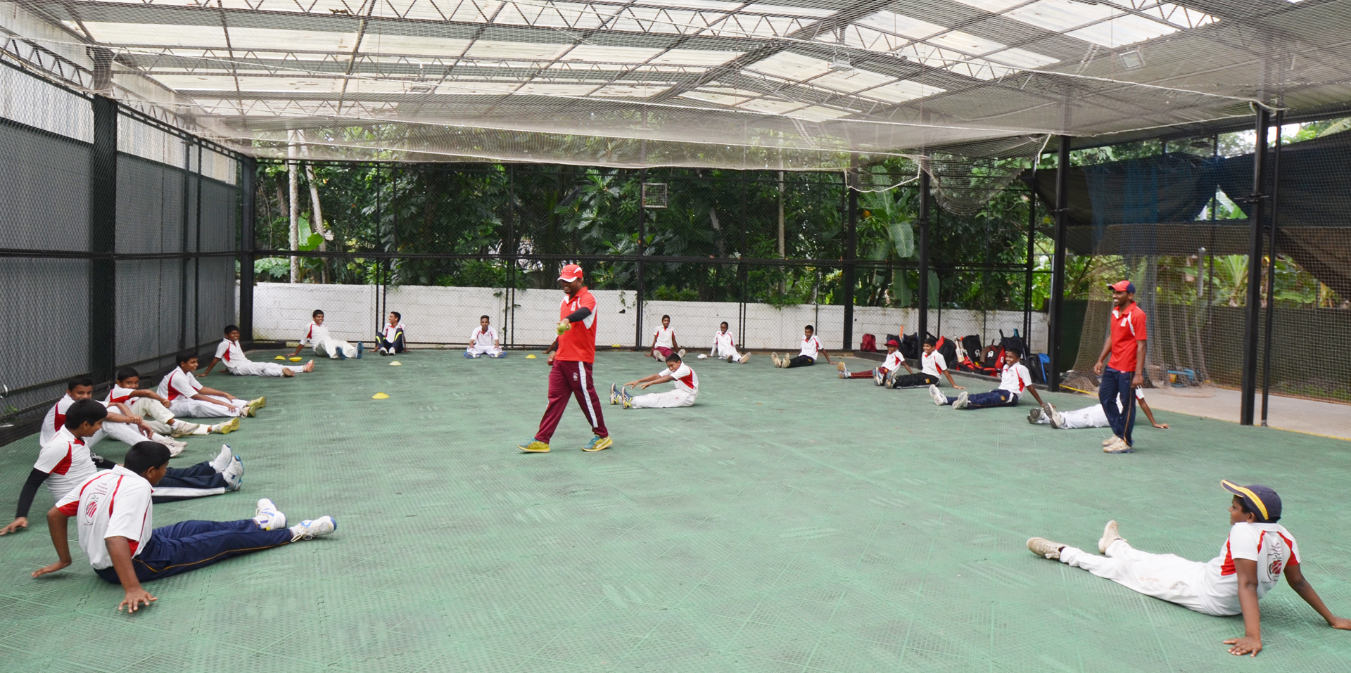 Indoor Fielding & Fitness Area